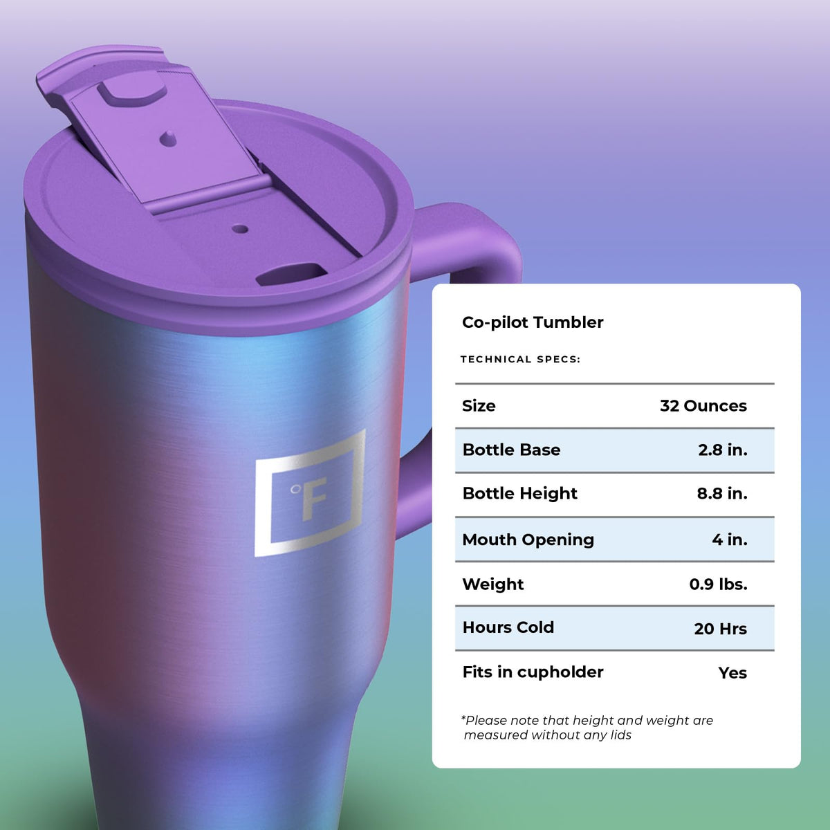 32 oz Co Pilot Insulated Travel Mug
