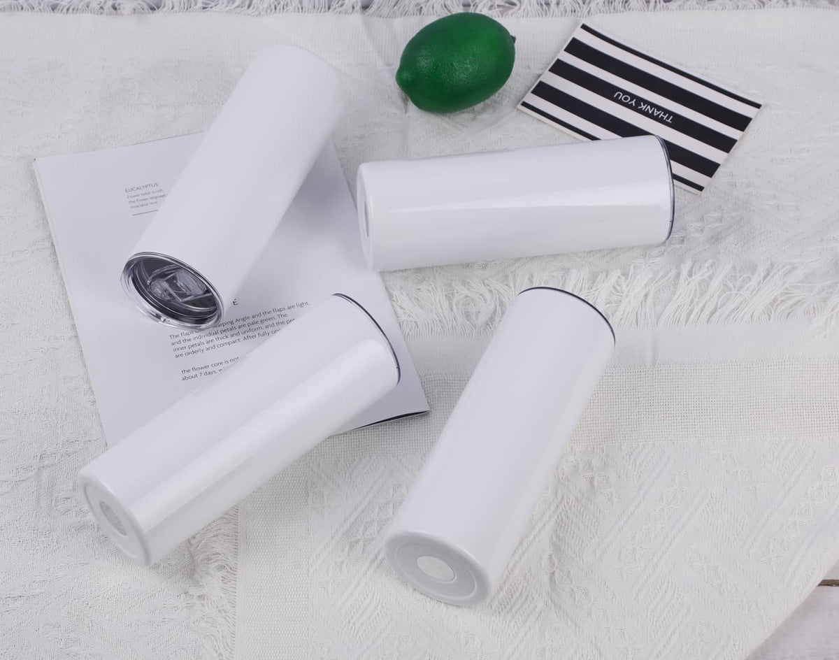 4 Pack 20 Oz Straight Skinny Tumblers (4 Count)