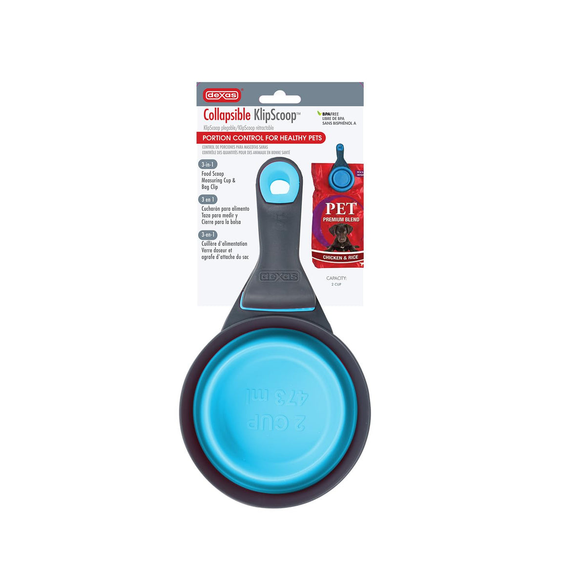 Popware for Pets Collapsible Klip Scoop