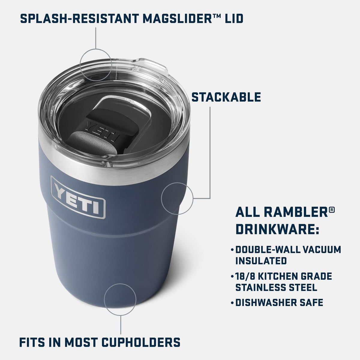 Rambler 16 oz Stackable Tumbler