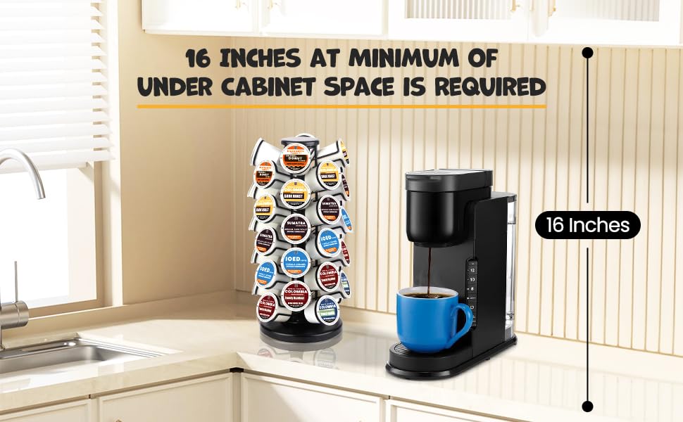 K Cup Holder Coffee Pods Holder Storage Organizer Stand 40 Pods Capacity
