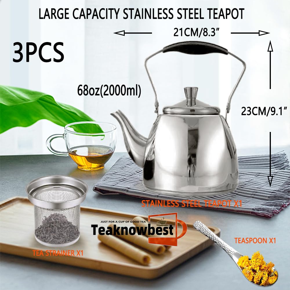 Stainless Steel Teapot with Infuser