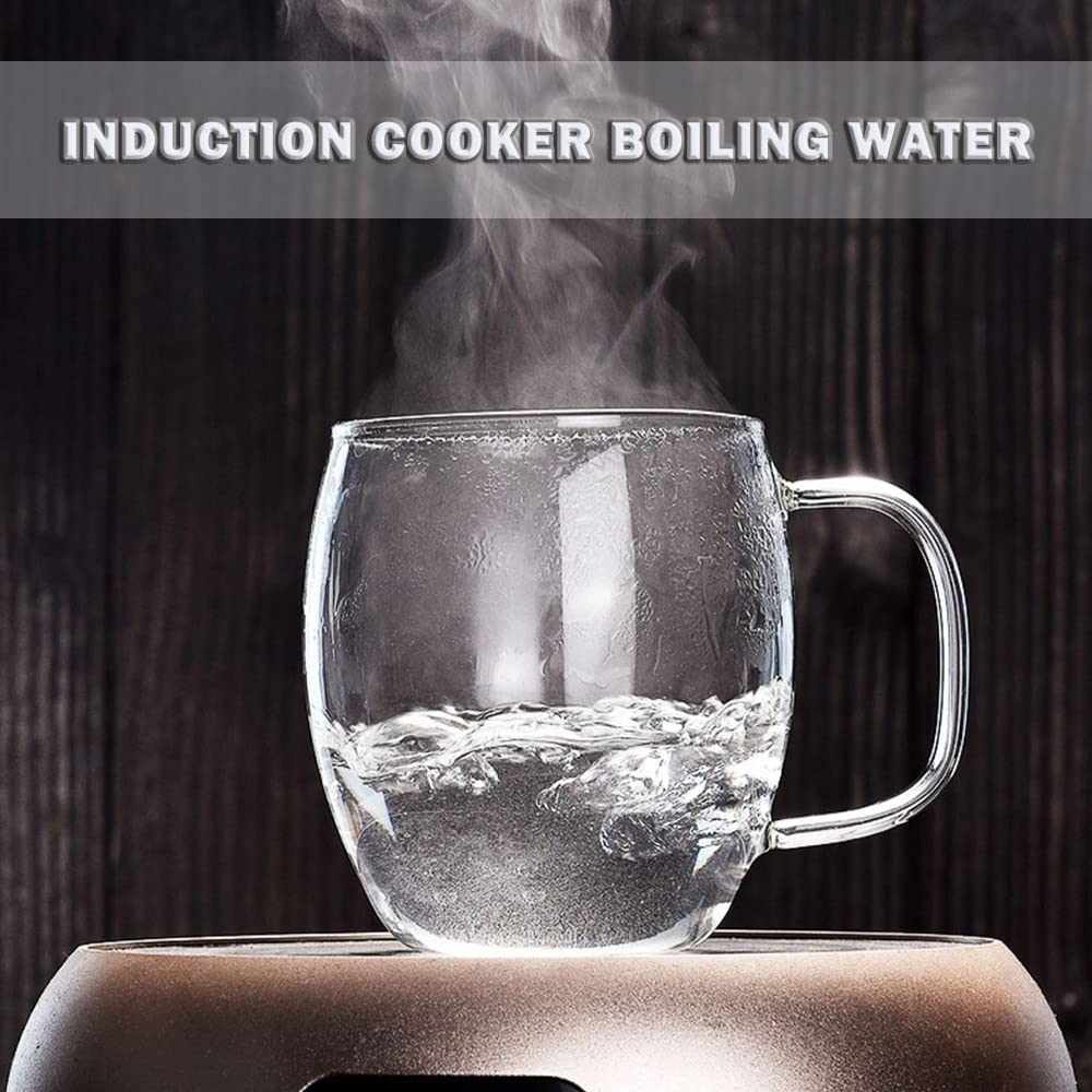Glass Tea Cup with Infuser and Lid