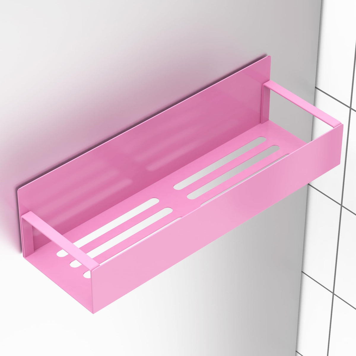 Metal Magnetic Spice Rack for Refrigerator Pink (4 Count)