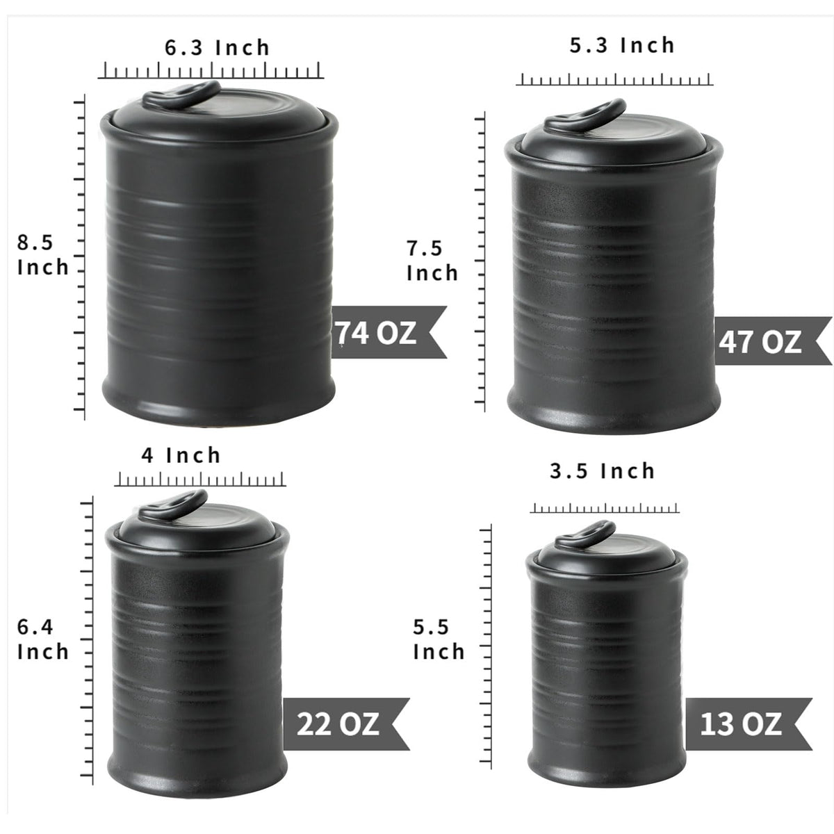 Food Storage Jar (156 Ounce)