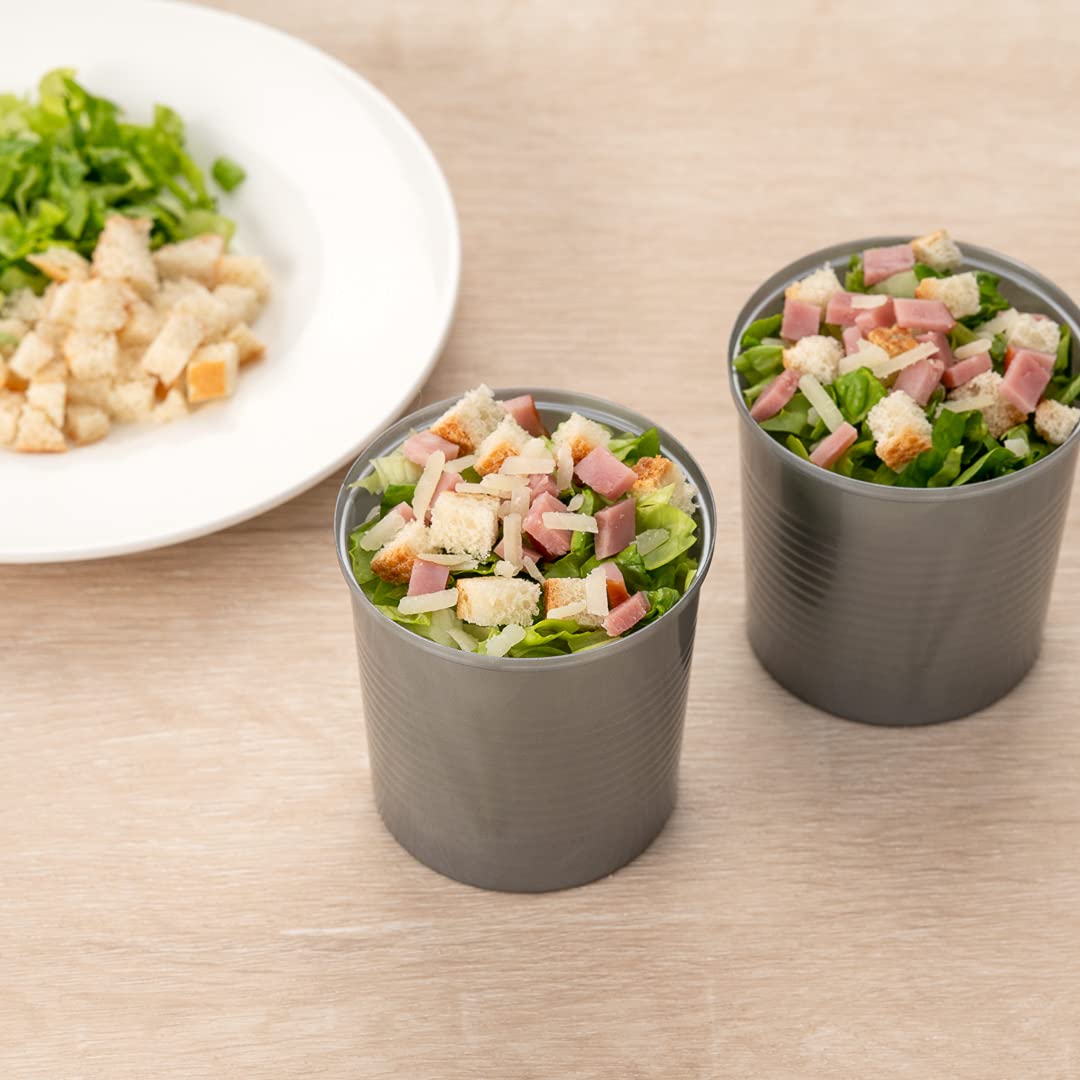Plastic Canisters with Lid (20 Count)