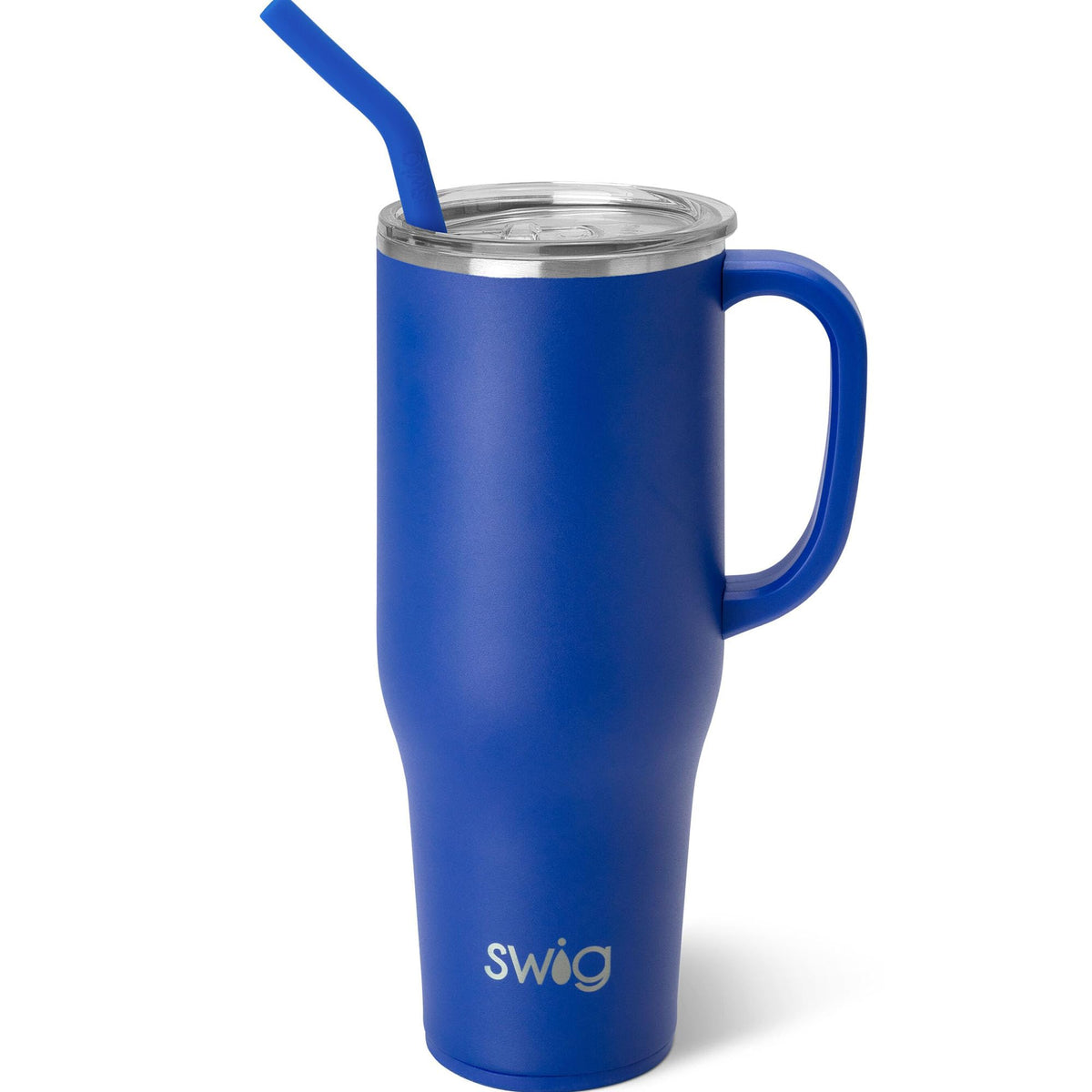 40oz Insulated Mega Mug with Handle & Straw