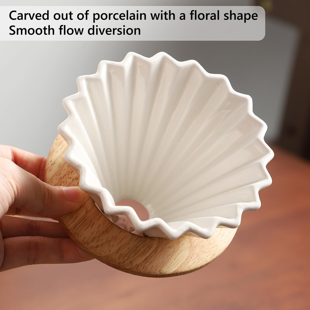 400ML Pour Over Coffee Maker Set with Filter Paper