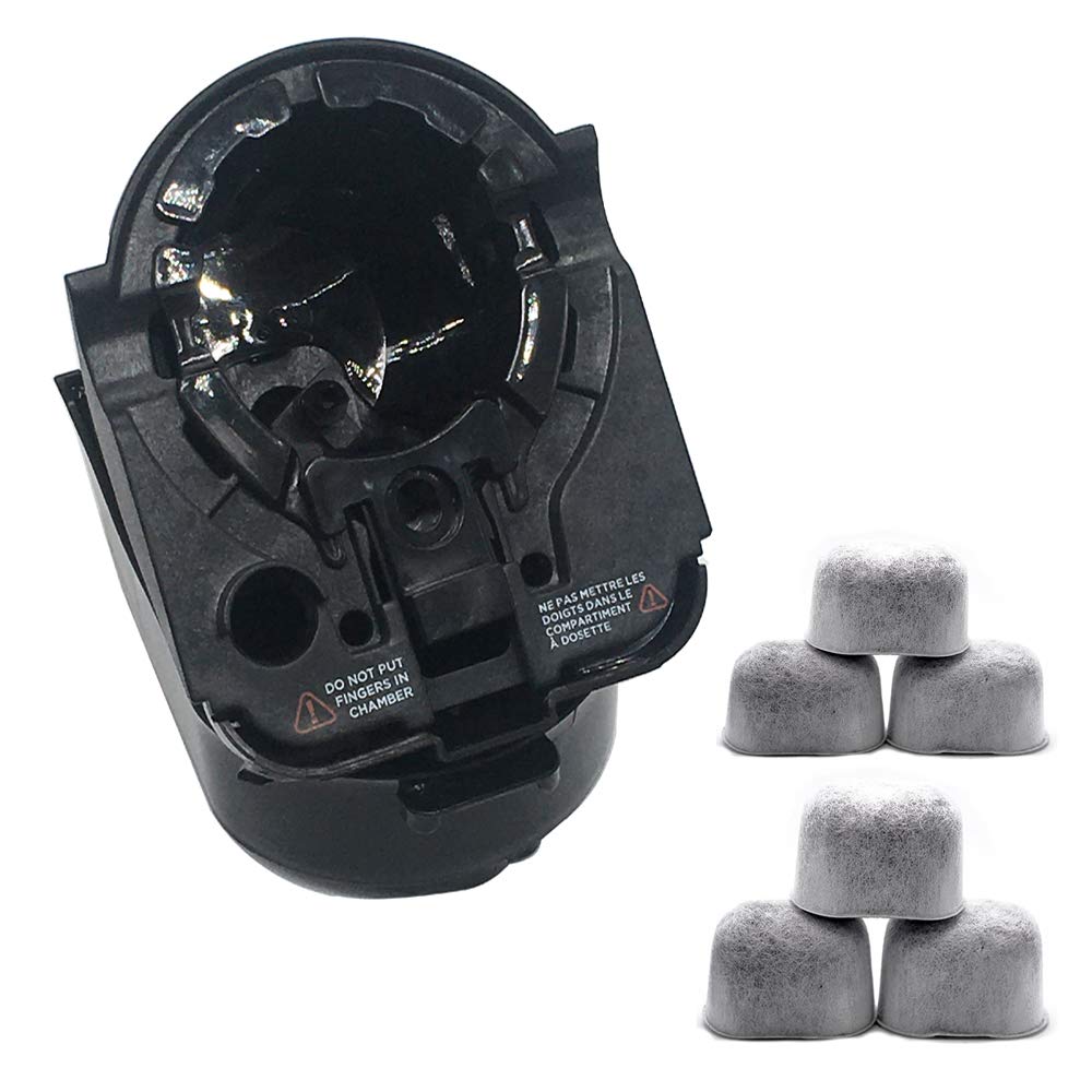 Replacement Cup Holder Needle Assembly and 6pcs Replacement Charcoal Water Filters (7 Count)