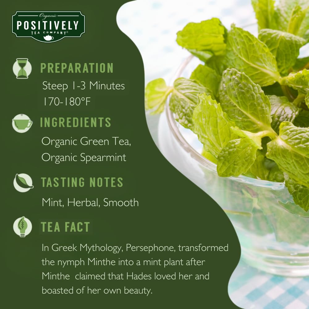 Spearmint Green Tea Bags (20 Ounce)