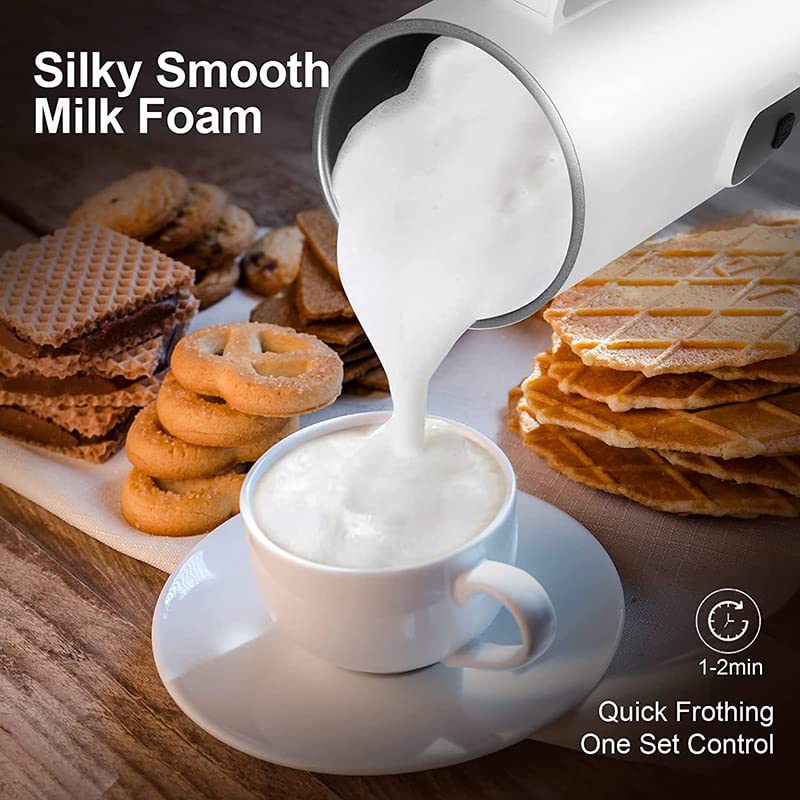 Milk frother 4 in 1 milk frother with heating function