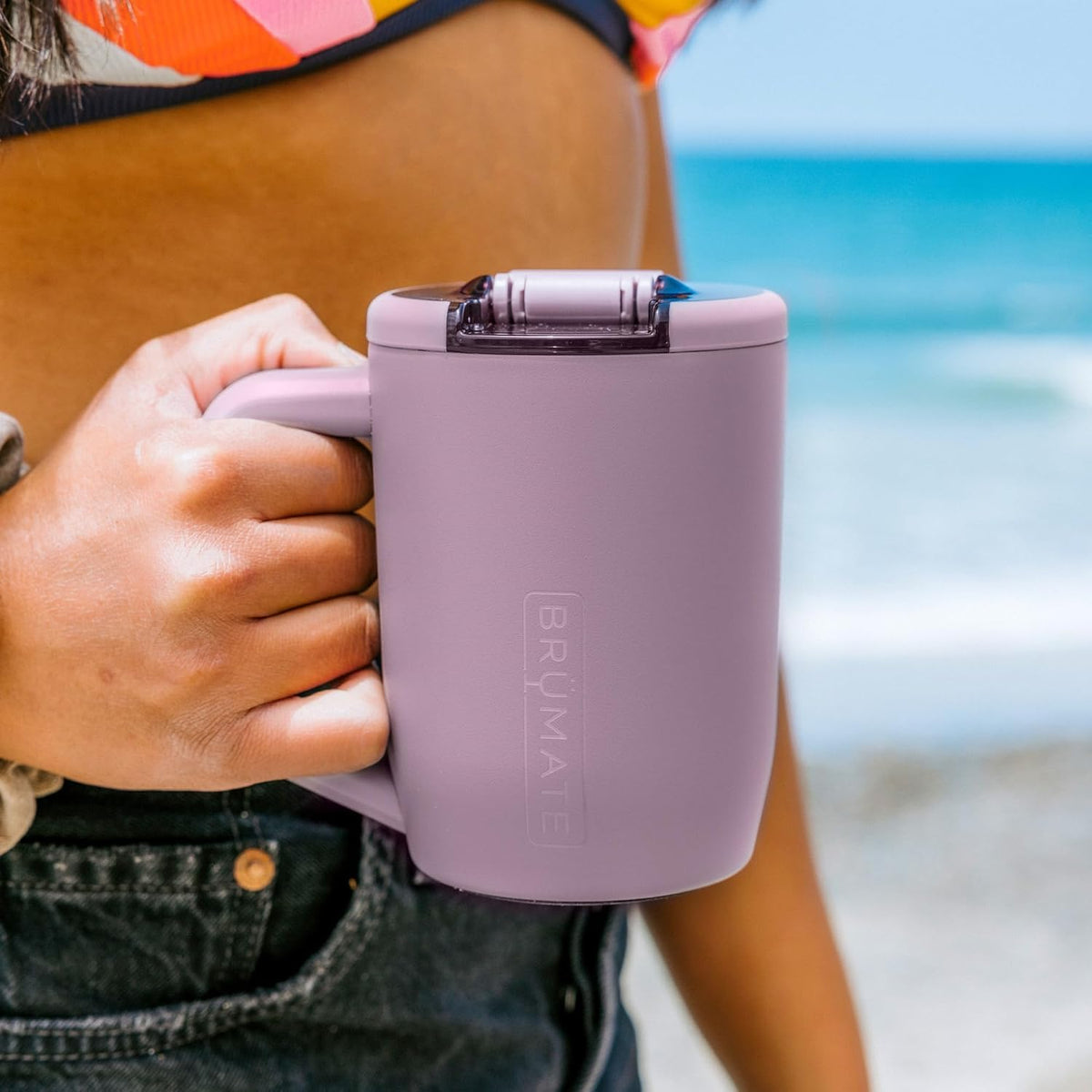 Müv 15oz 100% Leak Proof Insulated Coffee Mug with Handle & Lid