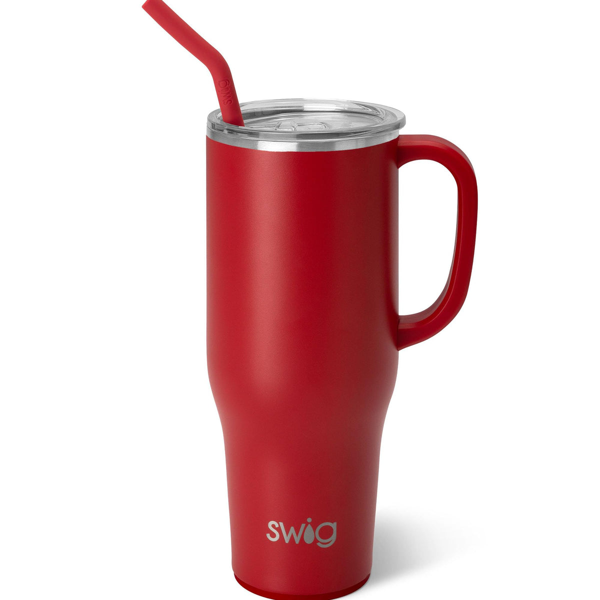 40oz Insulated Mega Mug with Handle & Straw