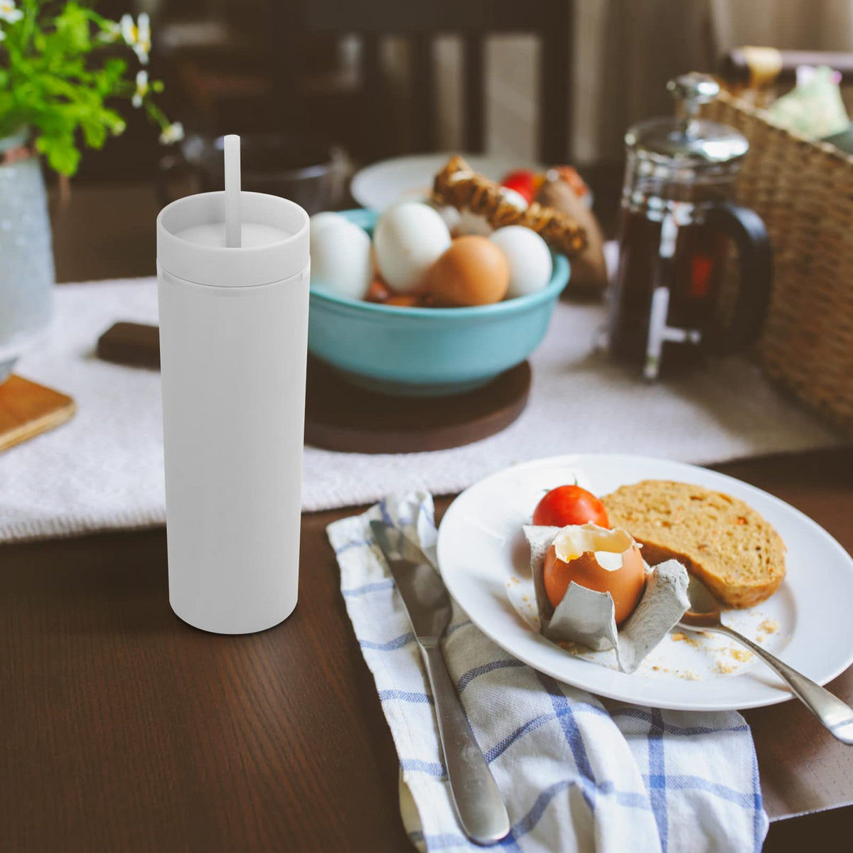 20oz Plastic Skinny Tumbler