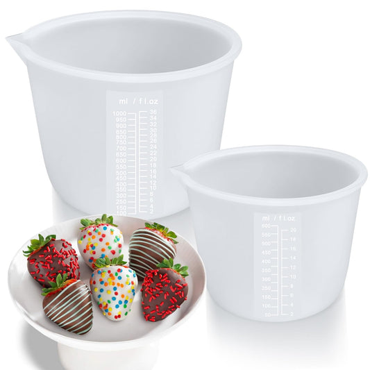 Silicone Cups for Melting Chocolate (2 Count)