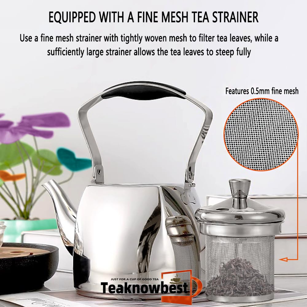 Stainless Steel Teapot with Infuser