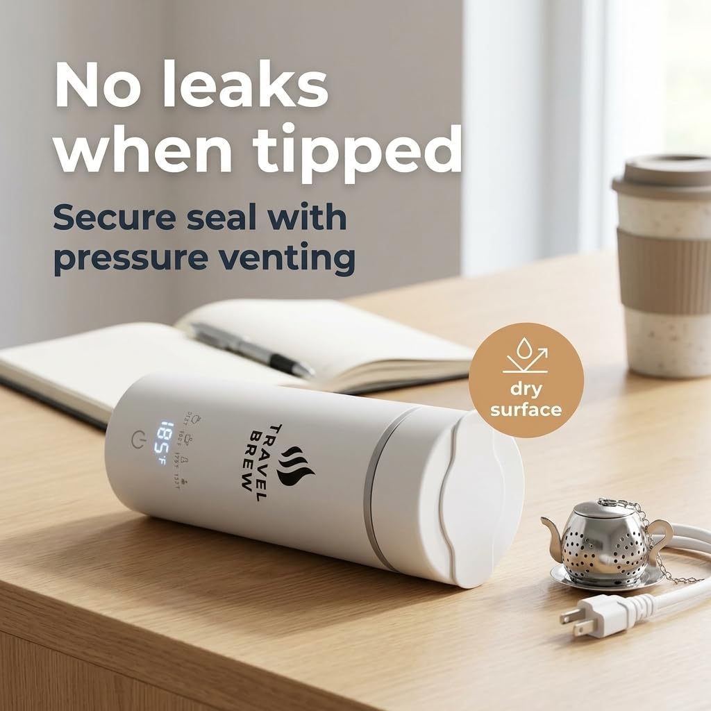 Portable Travel Kettle with Tea Infuser