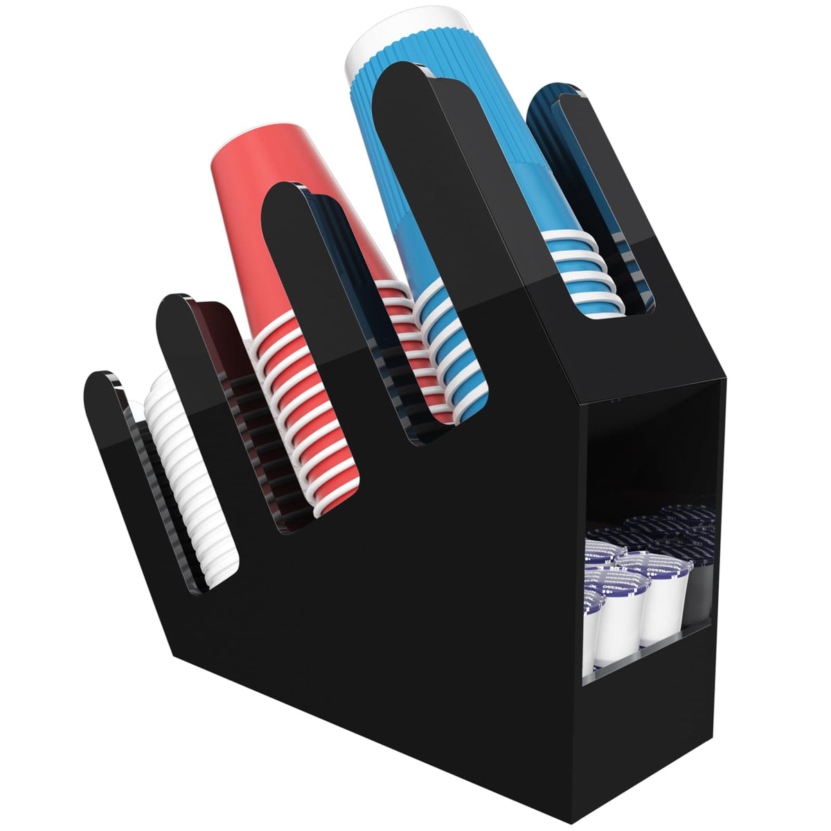 3 Compartment Disposable Cup Holder