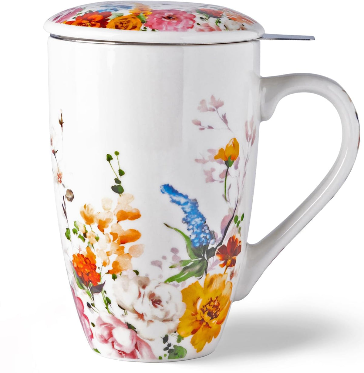 Tea Mug with Infuser and Lid