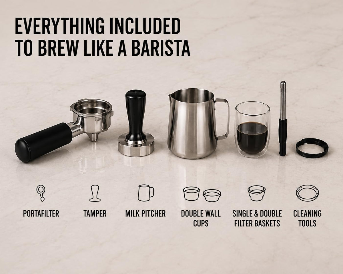 Magia Manual Espresso Machine with Built