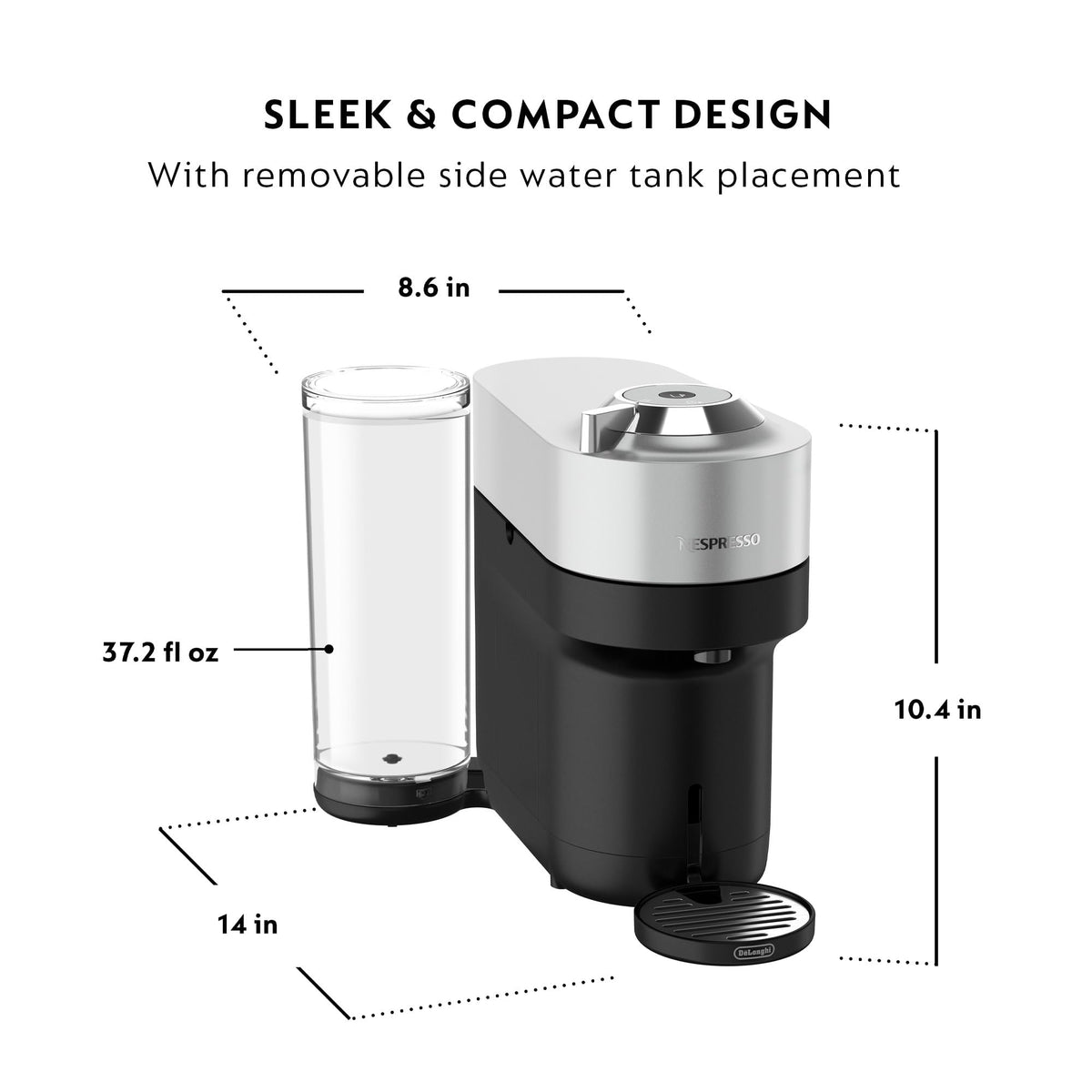 Vertuo Pop+ Deluxe Coffee & Espresso Maker by De'Longhi