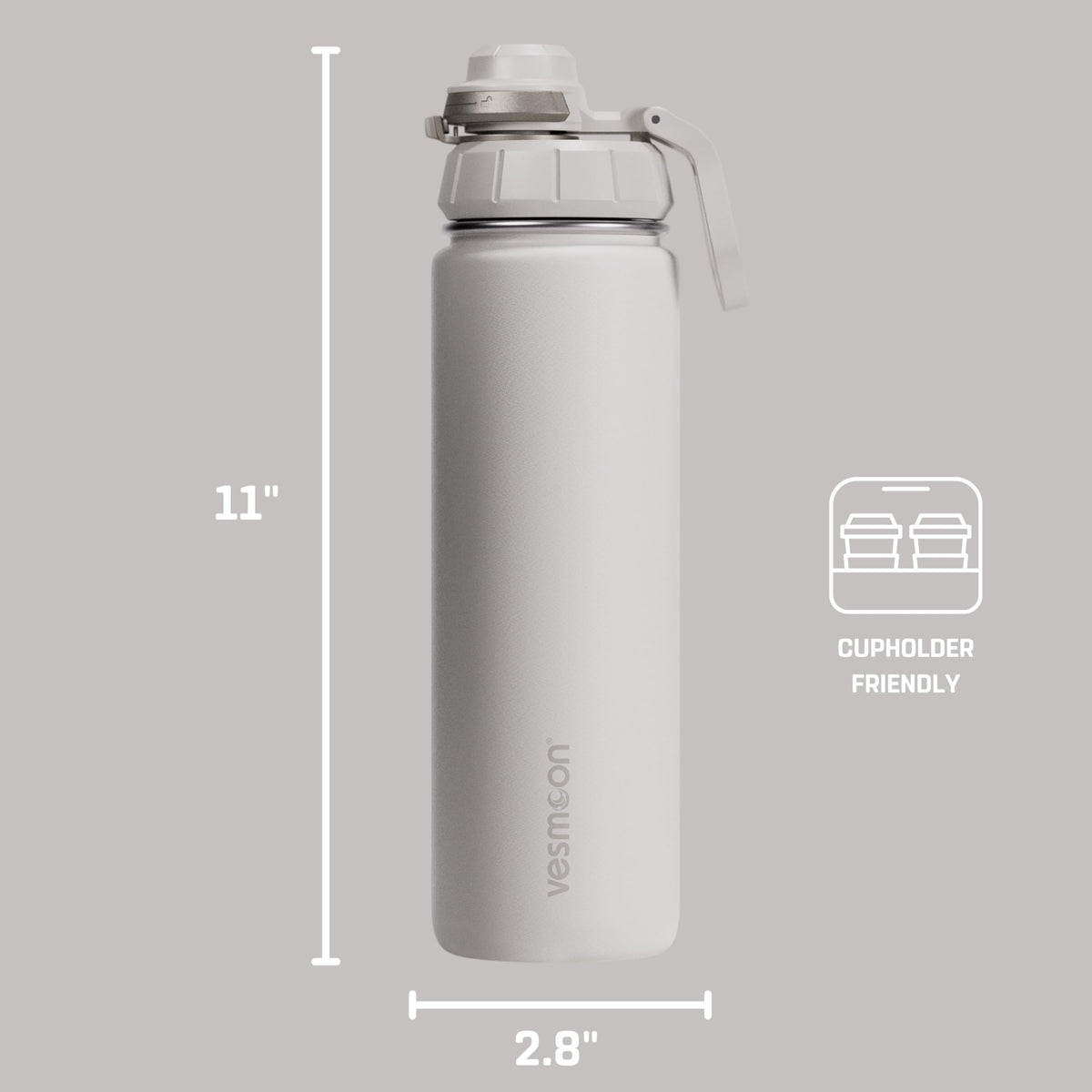 Vessence 24 Oz Stainless Steel Tea Infuser Bottle for Loose Leaf Tea