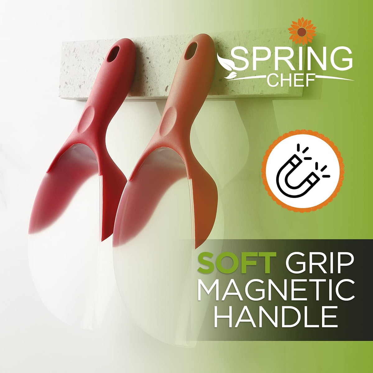 Magnetic Ice Scoop for Freezer (2 Count)