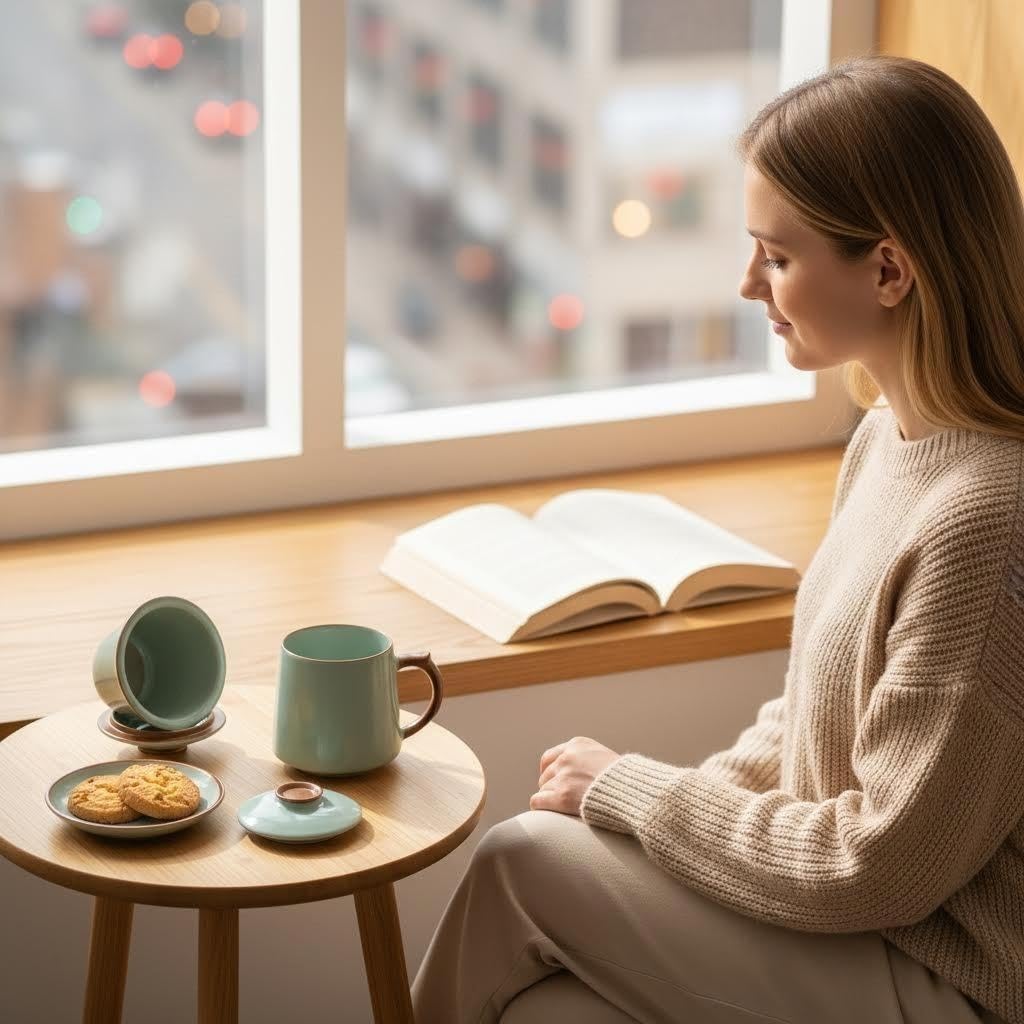 Ceramic tea cups