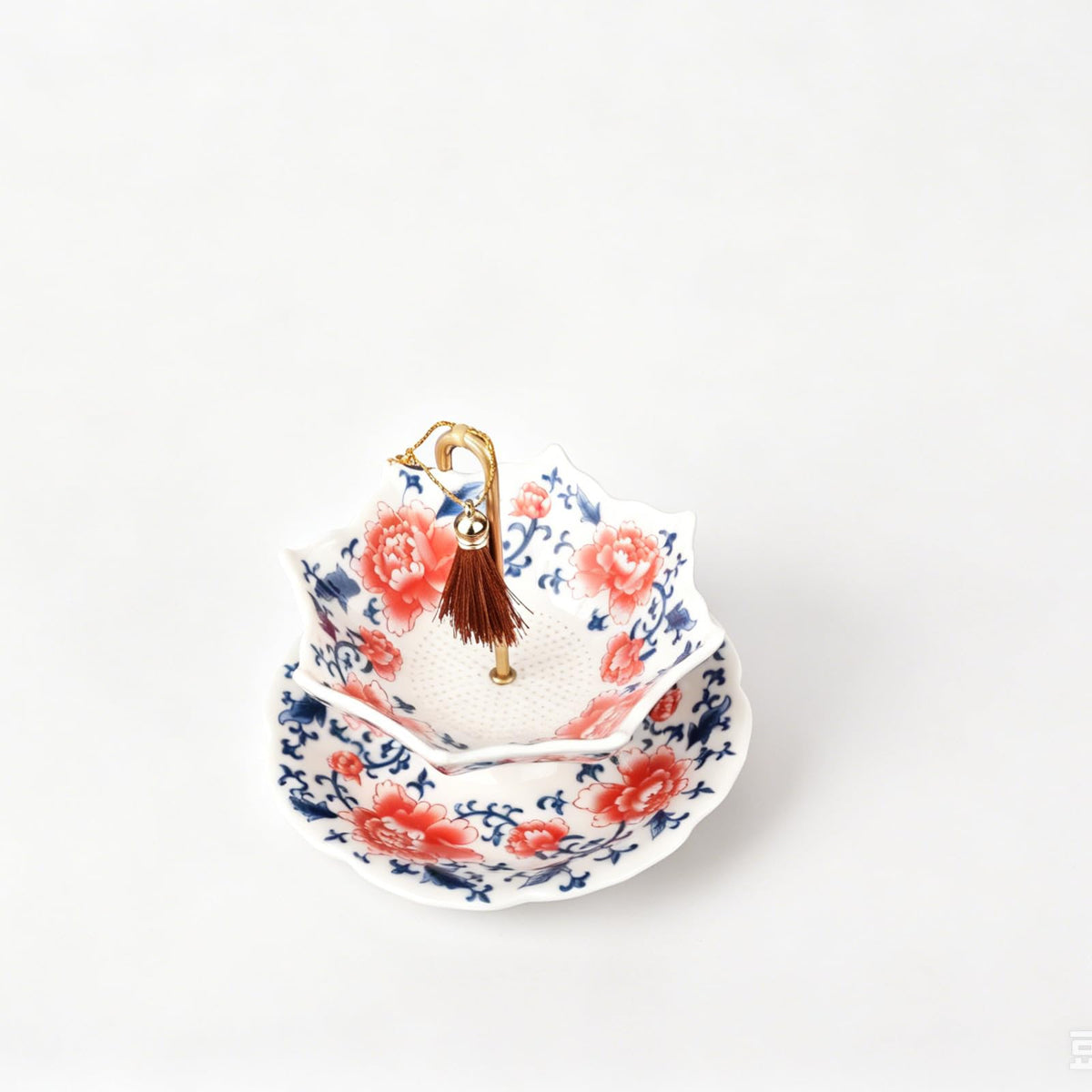 Blue and White Porcelain Umbrella Tea Infuser