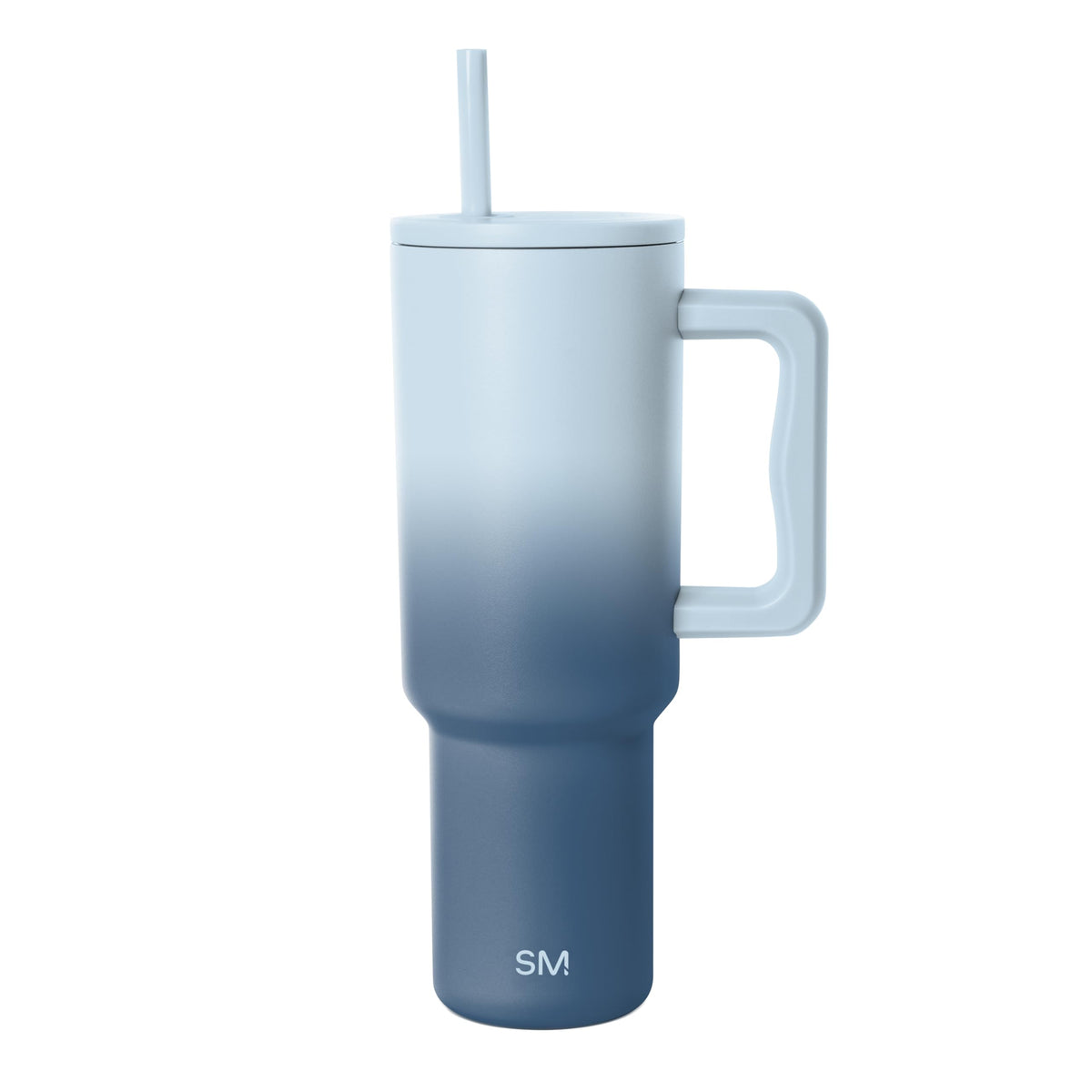 Tumbler with Handle and Straw