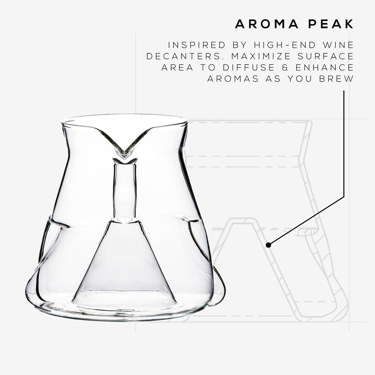 Avensi Wave Cyclone Coffee Server