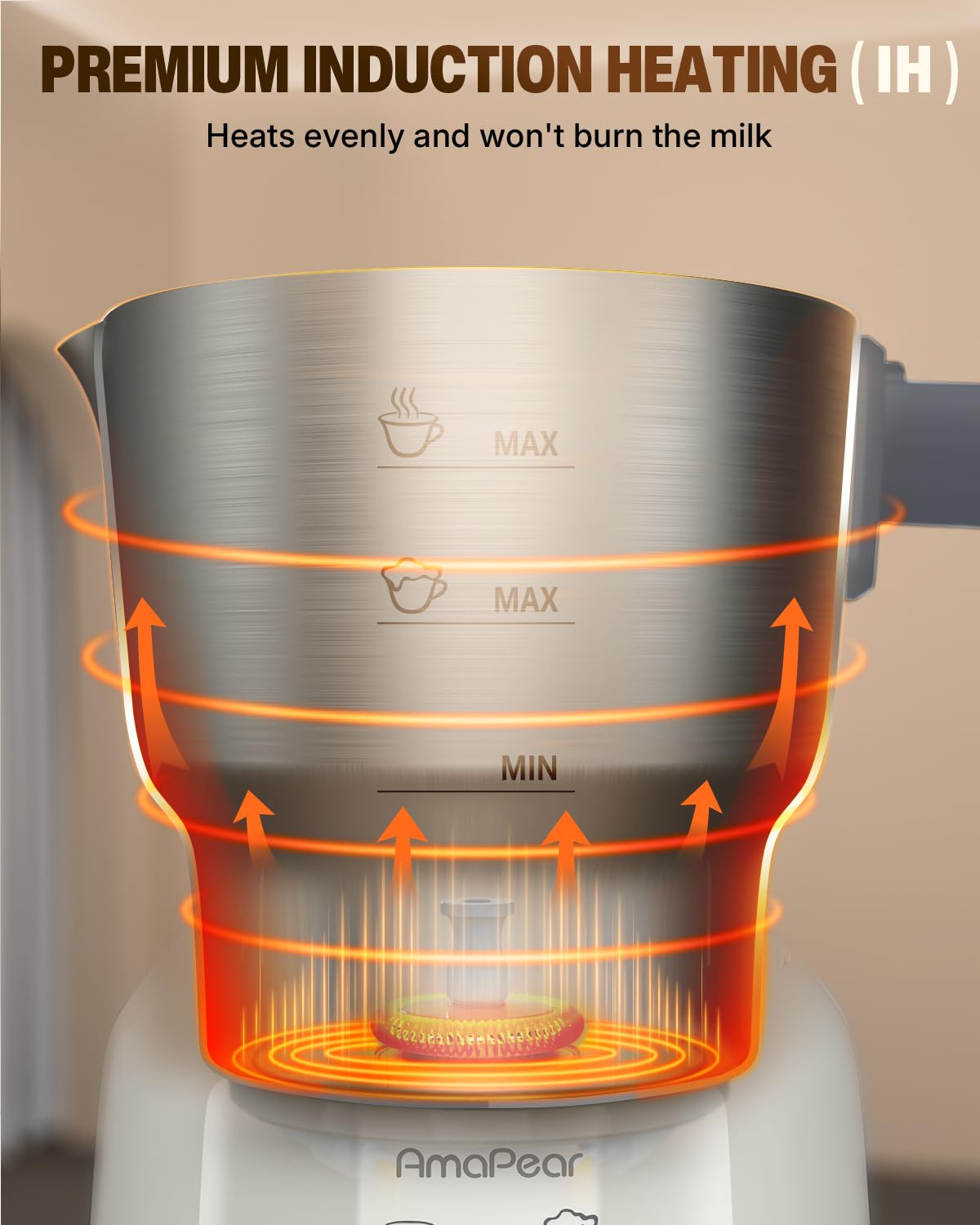 Electric Milk Frother and Steamer