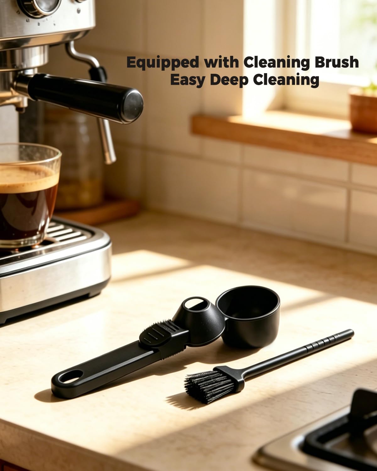 Anti Spill Funnel Coffee Scoop for Reusable Coffee Pods