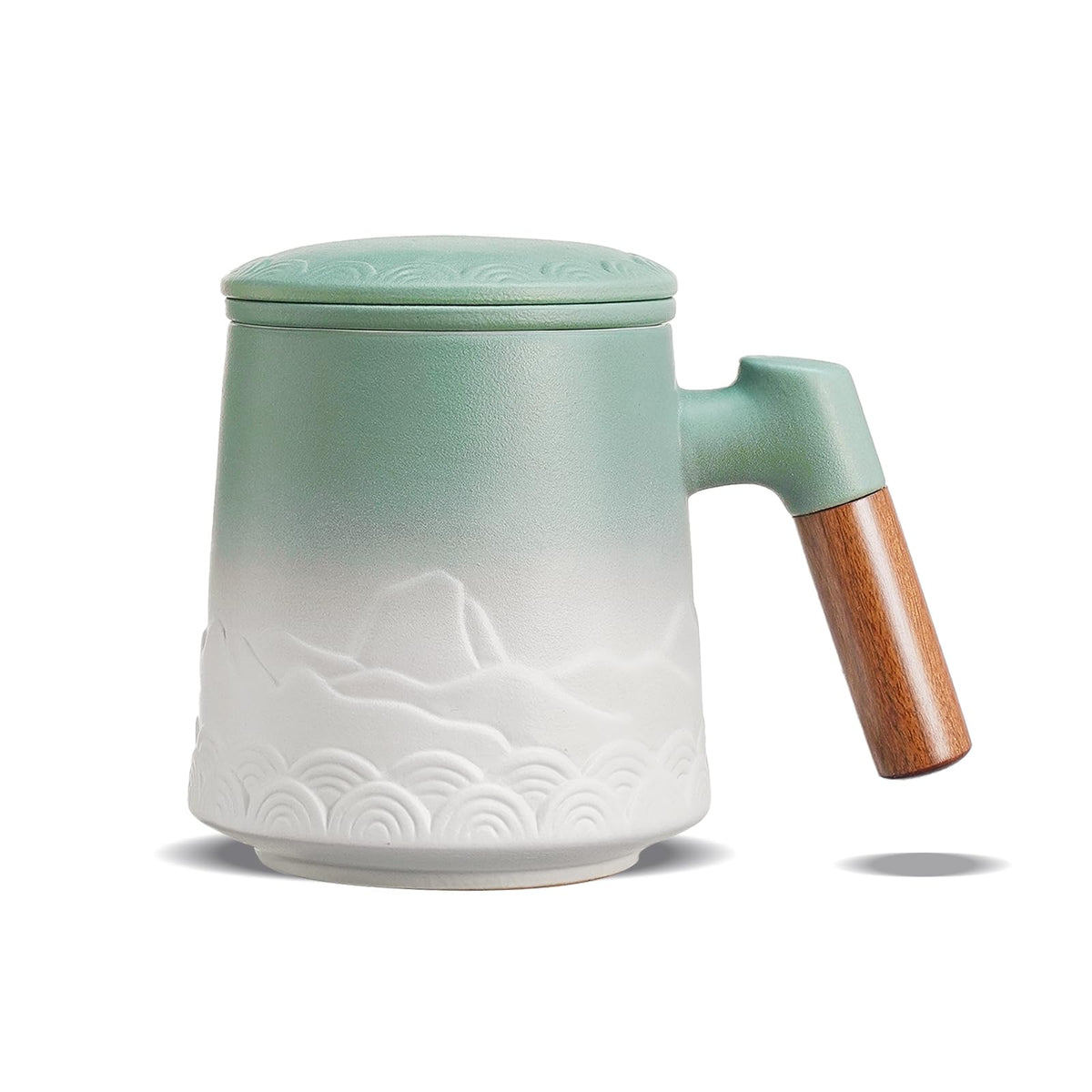 Tea Mug with Infuser and Lid for Loose Leaf Tea Diffusers