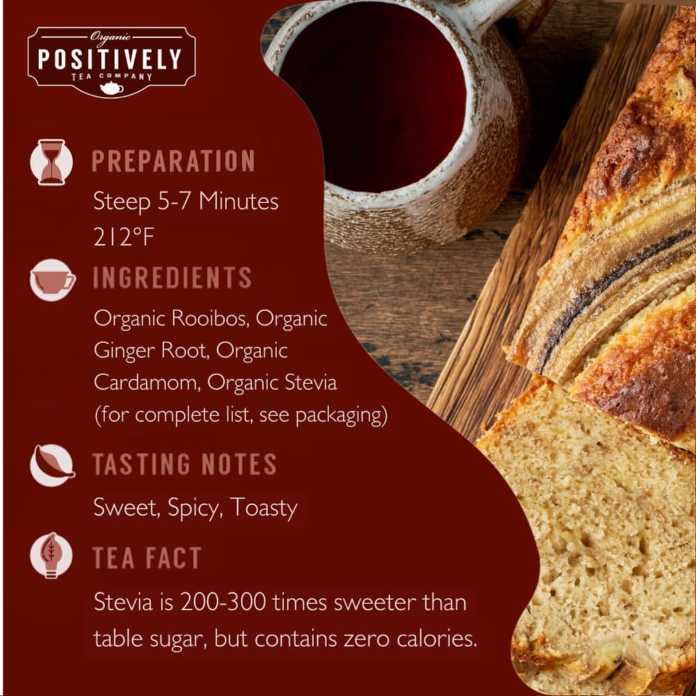 Banana Bread Chai Rooibos Tea (16 Ounce)
