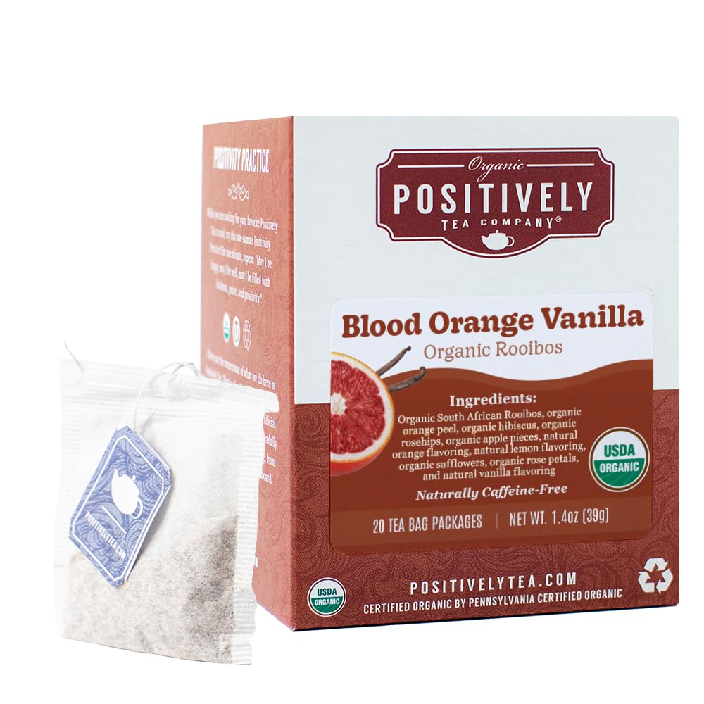 Blood Orange Vanilla Rooibos Tea Bags (20 Ounce)