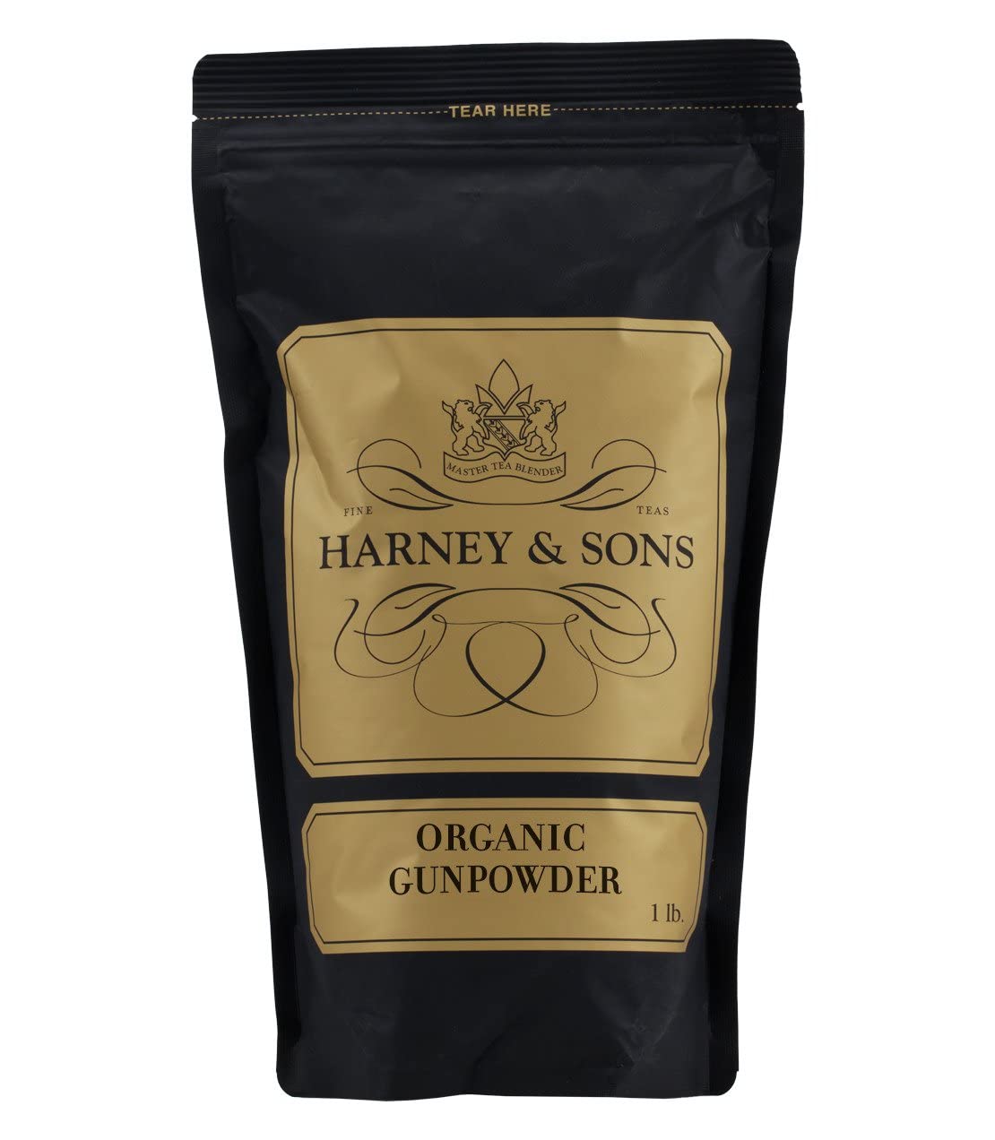 Organic Gunpowder Loose Leaf Green Tea (16 Ounce)