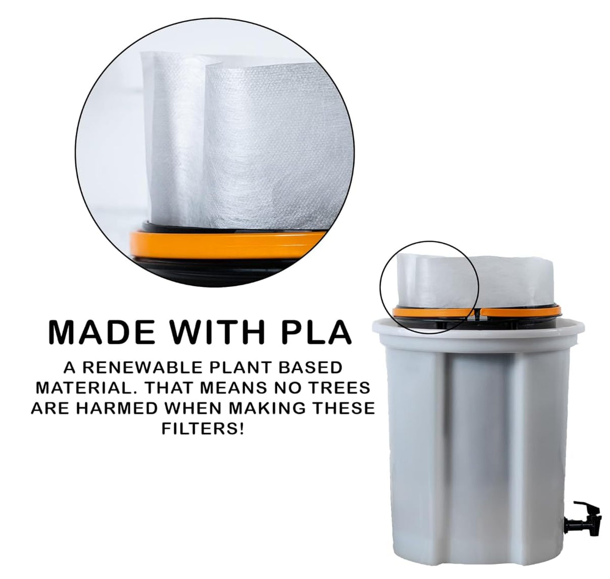 Cold Brew Commercial PLA Filter (50 Count)