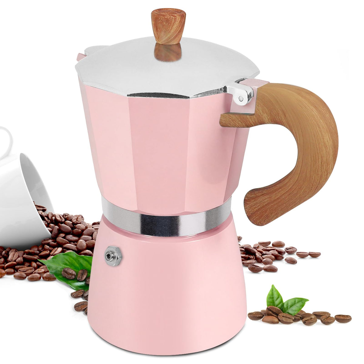 3 Cup Moka Pot Aluminum 150ml Italian Coffee Maker
