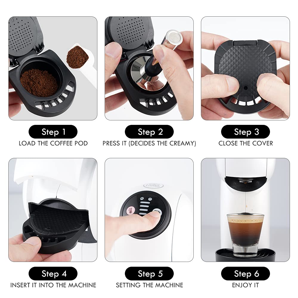 D’olce Gusto Converter Capsule Holder Adapter Directly Load Coffee Grind Version