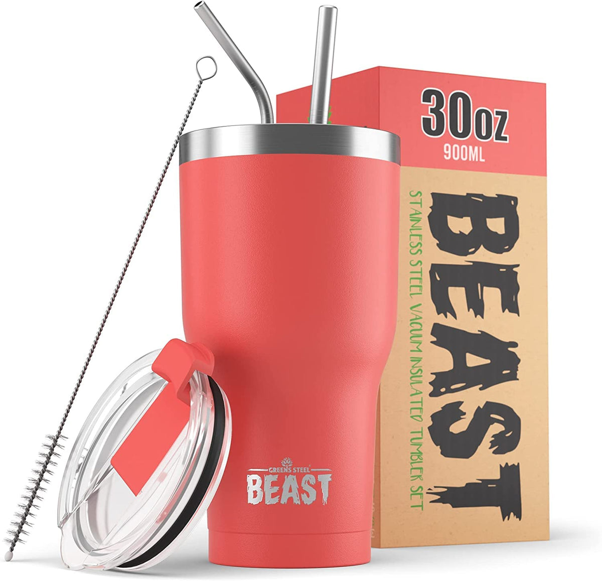 Beast 30 oz Tumbler Stainless Steel Vacuum Insulated Coffee Ice Cup Double Wall Travel Flask