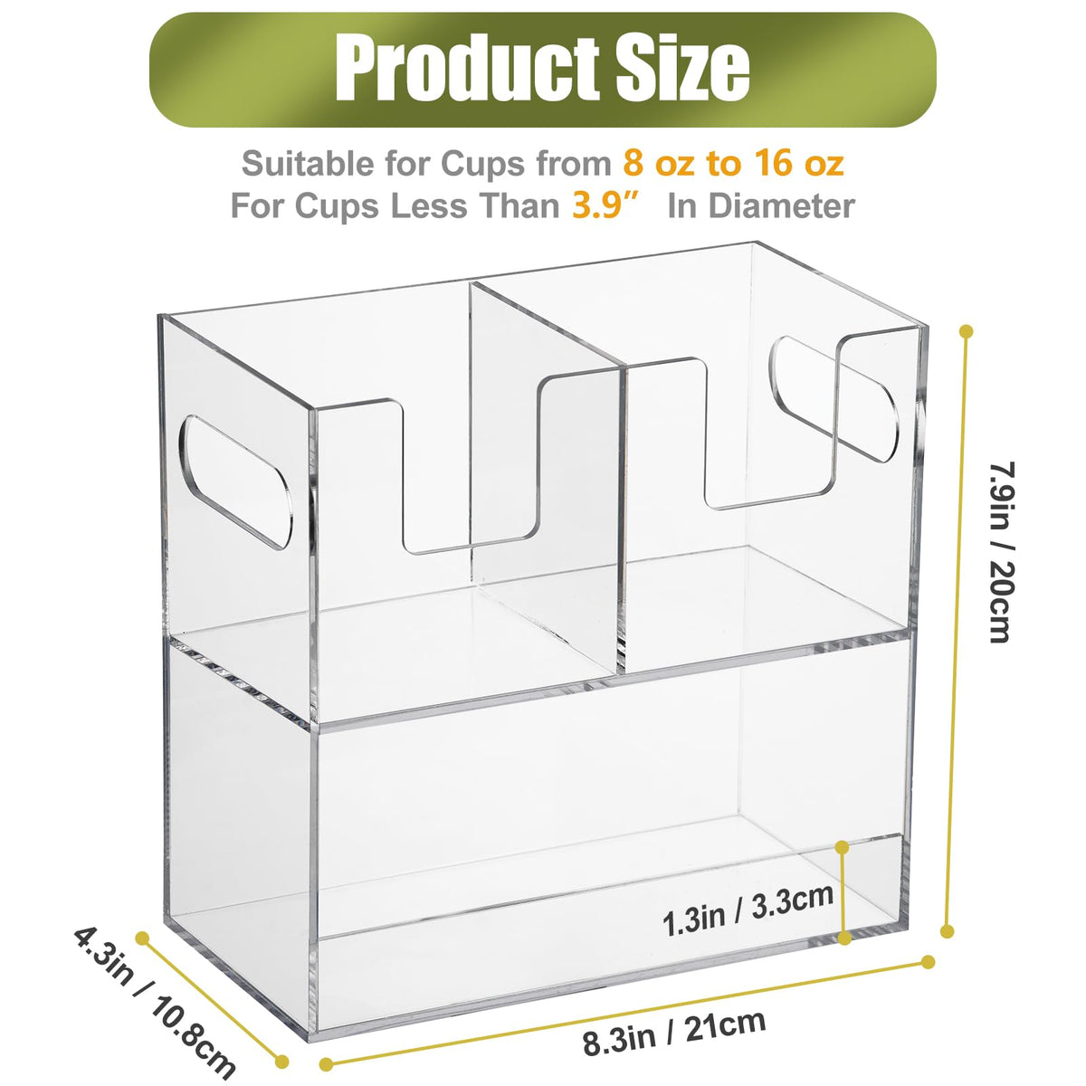 Cup Storage Organizer