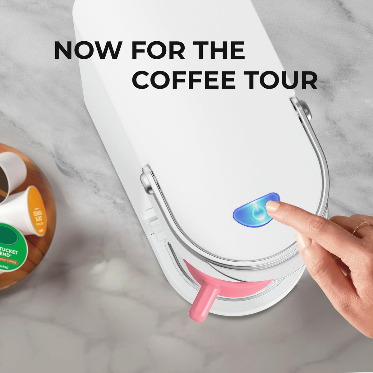 Slim Single Serve Coffee Maker for K Pod
