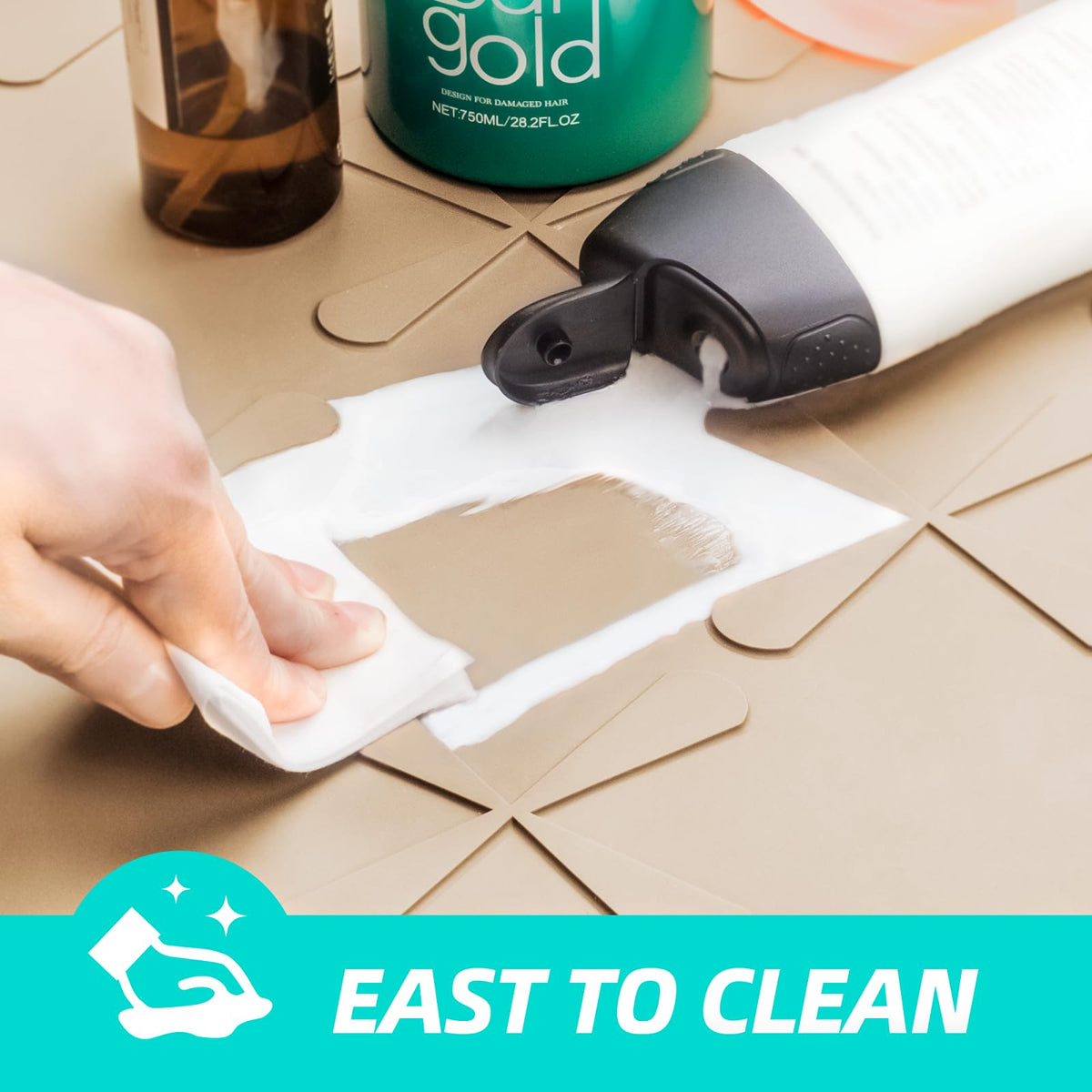 Waterproof Under Sink Mat Silicone 28"x19"