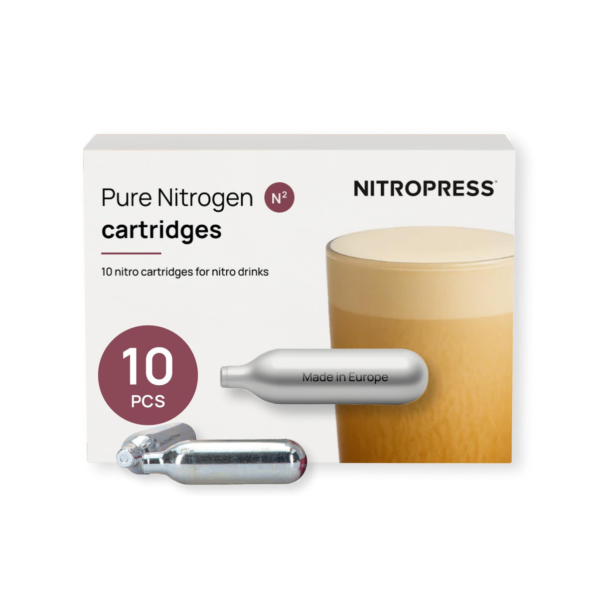 NitroPress Pure Nitrogen Cartridges (10 Count)