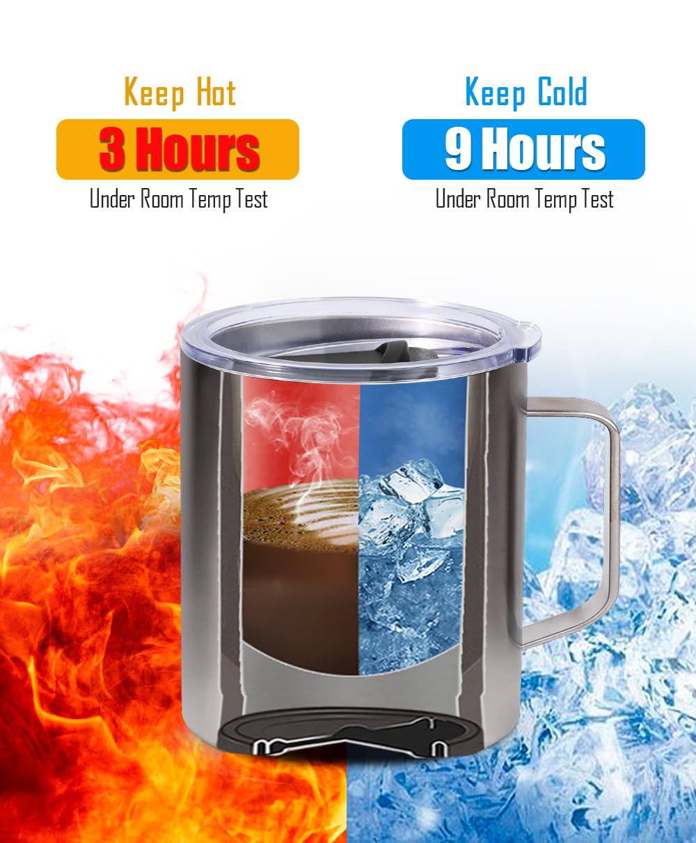 Travel Coffee Mug with Lid (2 Count)