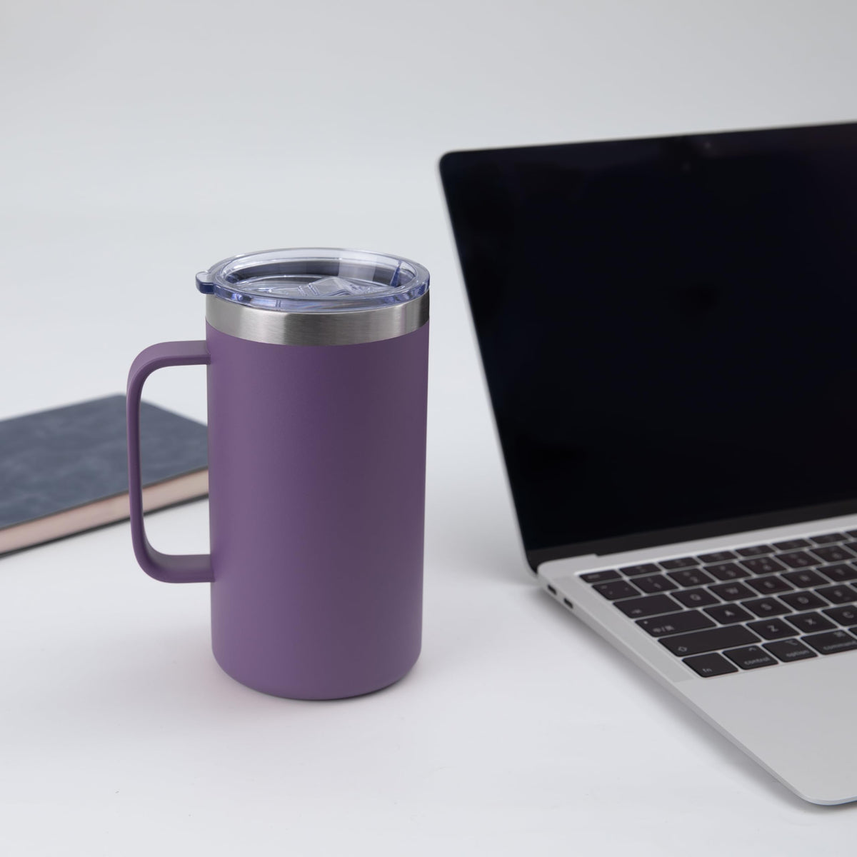 24oz Mug with Handle and Lid