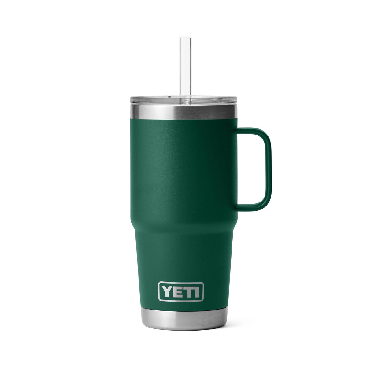 Rambler 25 oz Tumbler with Handle and Straw Lid