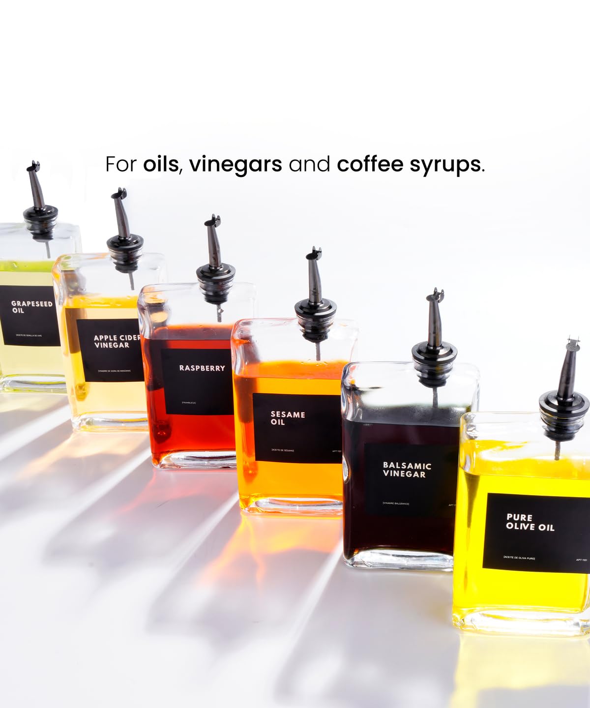 Olive Oil Dispenser for Kitchen (4 Count)
