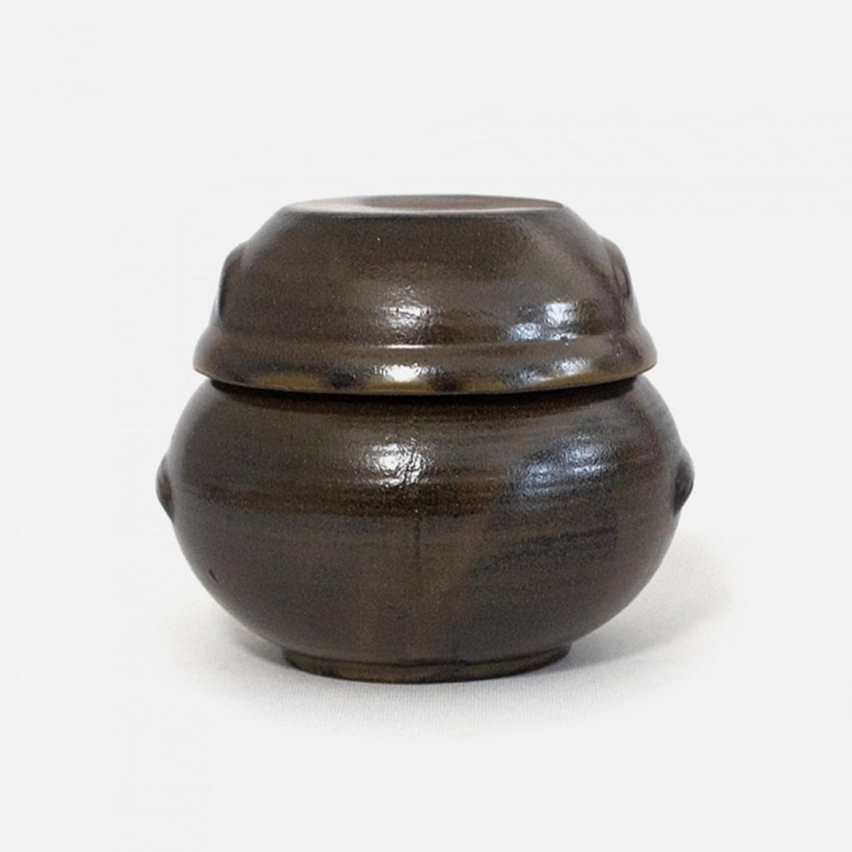 Earthenware Onggi Korean Traditional Clay Jar Ceramic Canister